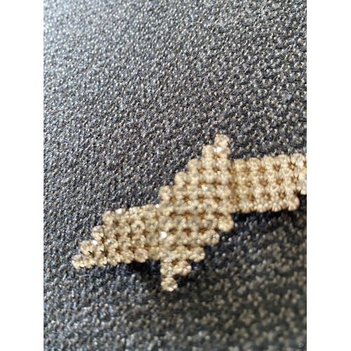 Broche Ancienne Strass