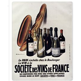 Affiche Société Vin France