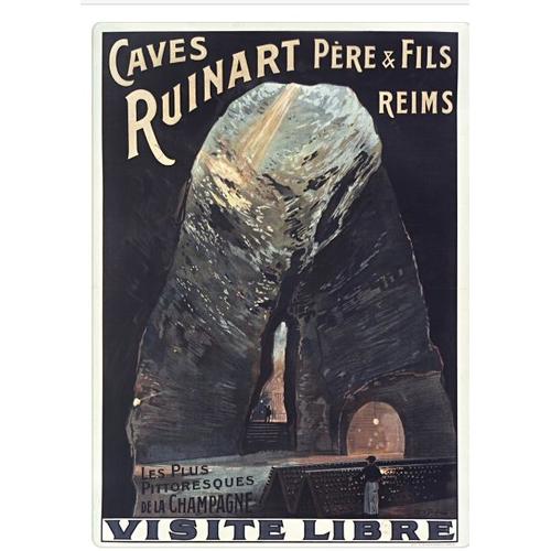 Affiche Cave Ruinart Reims