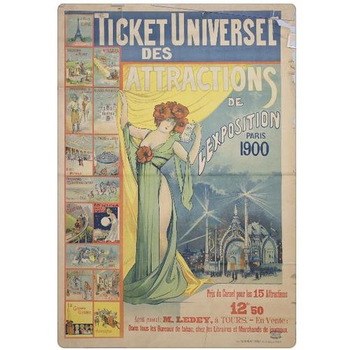 Affiche Exposition Universelle 1900 Paris