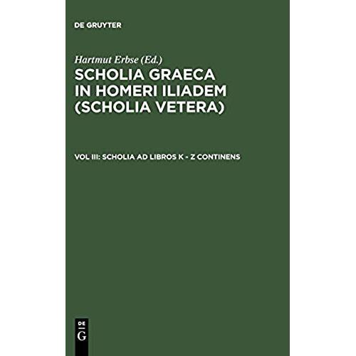 Scholia Ad Libros K - Z Continens