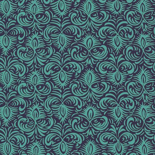 Papertree 50*70 100g Jasmine Aqua/Indigo - Lot De 10 Feuilles
