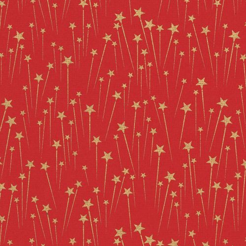 Papertree 50*70 100g Supernova Rouge/Or - Lot De 10 Feuilles