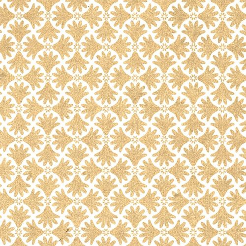 Papertree 50*70 Cm 100 G Isis Ivoire/Or - Lot De 10 Feuilles