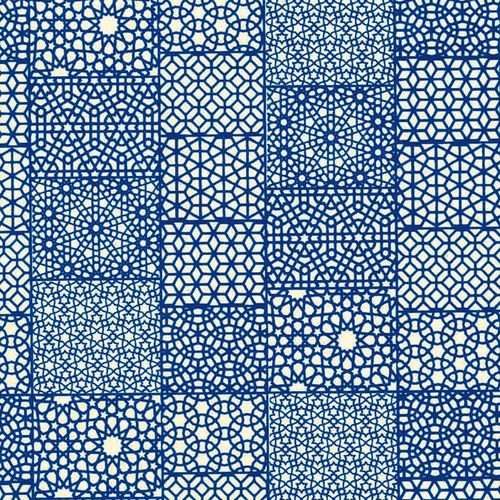 Papertree 50*70 100g Vitraux Jali Bleu - Lot De 10 Feuilles