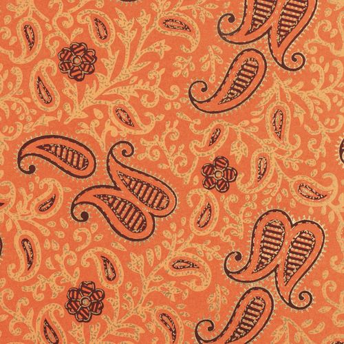 Papertree 58*91 90g Decora Kashmir Rouille - Lot De 10 Feuilles