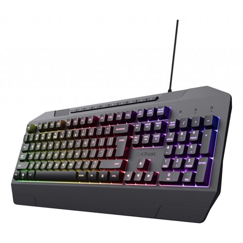 Trust Gxt 836 Evocx Clavier Jouer Usb Qwerty Anglais Américain Noir