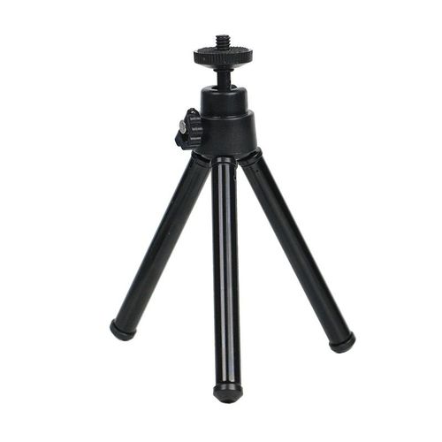Le noir - Mini Trépied Flexible 2 Sections Support Pour Projecteur Caméra Trépied De Bureau En Alliage D'aluminium Pour Téléphone Portable