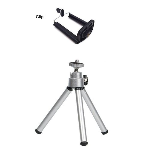 Orfée - Mini Trépied Flexible 2 Sections Support Pour Projecteur Caméra Trépied De Bureau En Alliage D'aluminium Pour Téléphone Portable