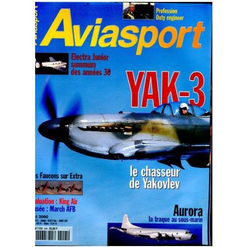 Aviasport - N°545 : Y A K 3 / Profession Duty Engeneer