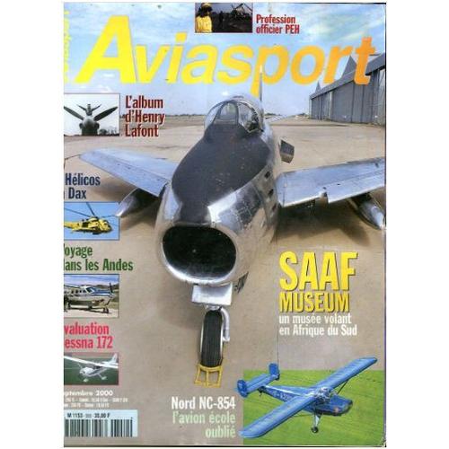 Aviasport - N°550 : S A A F Museum / Profession Officier P E H