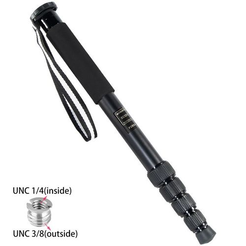 support monopode de voyage Portable P285A en alliage'aluminium professionnel, peut supporter une rotule pour appareil photo numérique DSLR