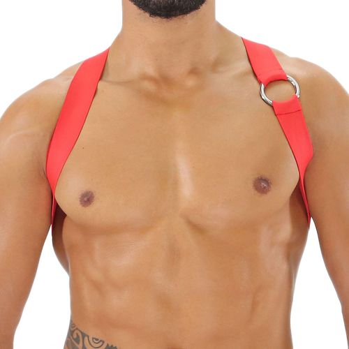 Harnais Élastique Party Boy Rouge - Tof Paris