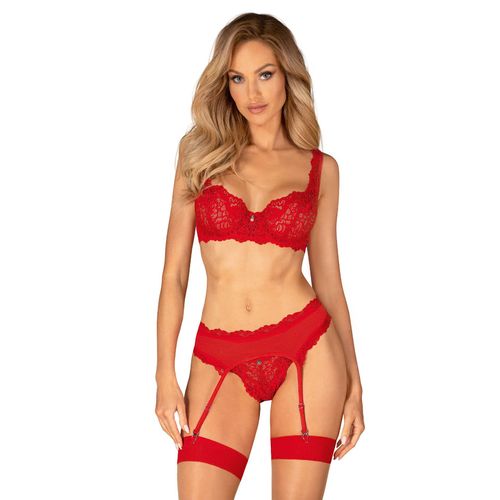 Ensemble 3 Pièces Amor Cherris Rouge - Obsessive