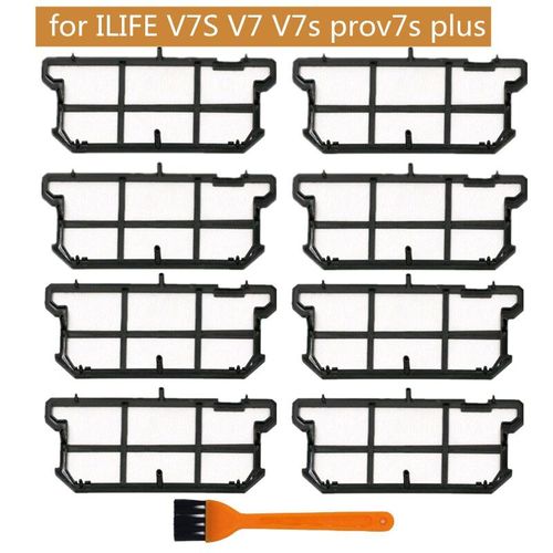 Filtre HEPA pour aspirateur Robot ILIFE V7S V7 V7s pro ilife v7s plus, 8 pièces, accessoires originaux