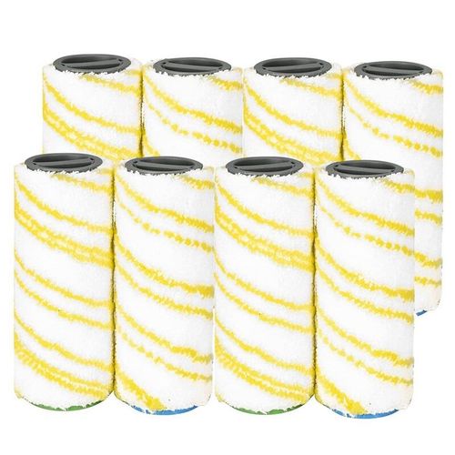 Kit de nettoyage de sol électrique, brosse à rouleau lavable, accessoires de remplacement pour Karcher FC5 / FC7 / FC3/FC3D, pour la maison, 8 pièces