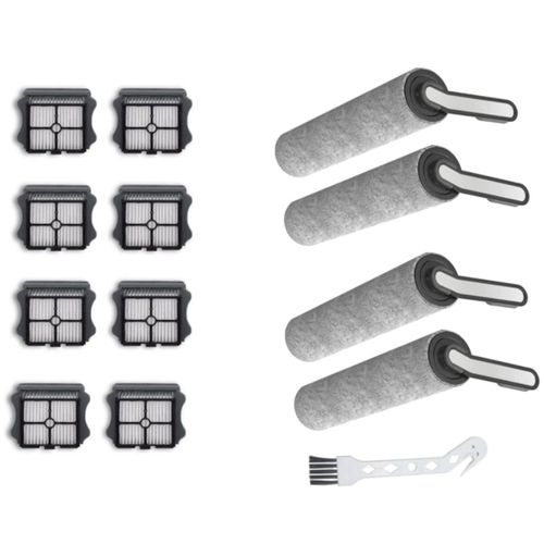 Rouleau de brosse de remplacement et filtre HEPA pour aspirateur sec et humide Tineco Floor ONE S5, 1 ensemble