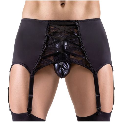 Porte-Jarretelles Homme Noir - Svenjoyment