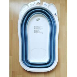 TIGEX Baignoire bébé pliable Ultra Compacte 35L et fauteuil de bain  nouveau-né 0-6M pas cher 