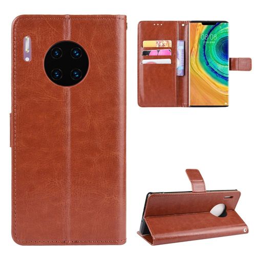 Coque Huawei Mate 30 Pro,Etui Pour Huawei Mate 30 Pro,Coque En Cuir Pour Huawei Mate 30 Pro,Convient A Etui La Huawei Mate 30 Pro,Marron