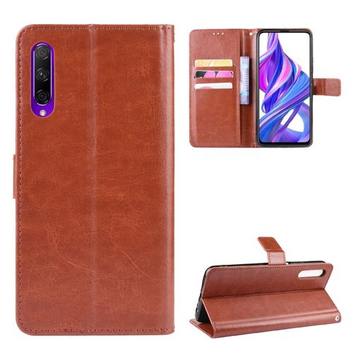 Coque Huawei Y9s,Etui Pour Huawei Y9s,Coque En Cuir Pour Huawei Y9s,Convient A Etui La Huawei Y9s,Marron