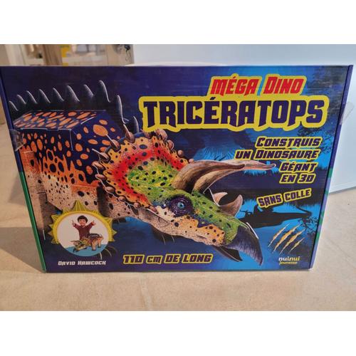 Tricératops Mega Dino Jeux De Construction 110 Cm De Long