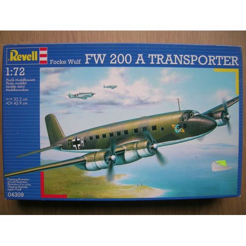 Maquette D'avion Focke-Wulf Fw 200 A Transporter - Revell 1/72-Revell