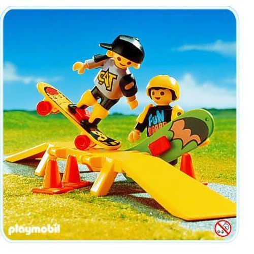Playmobil 3709 Enfants Et Skateboards