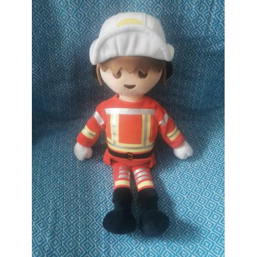 Doudou Peluche Playmobil Pompier Play By Play