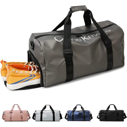 Sac De Sport Pour Homme Et Femme, Sac De Voyage Et Sac À Main - Duffel Bag Pour Le Sport, La Salle De Gym, Pour Les Voyages De Week-End(Champagne)