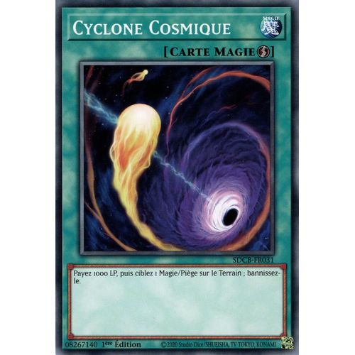 Cyclone Cosmique - Sdcb-Fr031 - Yu-Gi-Oh ! Commune