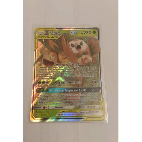 Carte Pokémon , Brindibou Et Noadkoko D'alola Gx 1/236