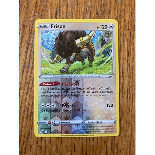 (1666) Frison 118/163 Pokemon