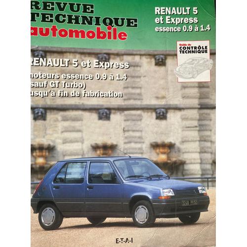 Revue Technique Renault 5 Supercinq C Tc L Gl Tl Gtl Ts Gts Tse Automatic Express F400 F401