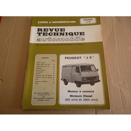 Revue Technique Peugeot J9 Essence Diesel Depuis 1982