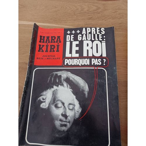 Hara Kiri Mensuel Journal Bête Et Méchant Numéro 32