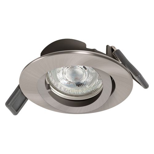 Ledvance Spot: Adapté À Plafond, Gu10, Recess Downlight Twistlock Gu10 / 4,30 W, 220?240 V, Angle De Rayonnement: 36, Blanc Chaud, 2700 K, Matériau De Corps: Aluminum, Ip20