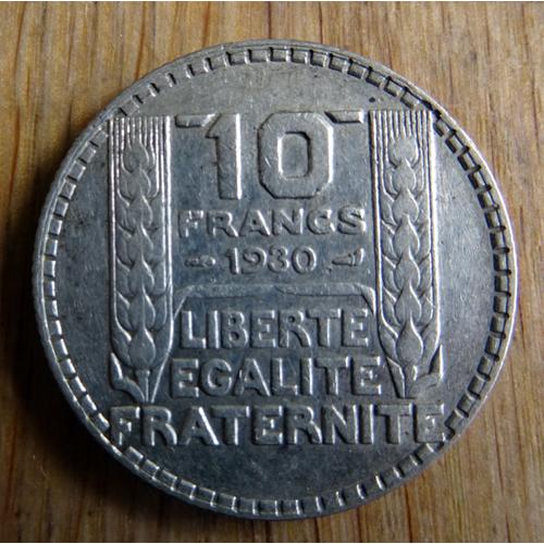 Monnaie De France 10 Francs Turin 1930 Paris Argent Rameaux Longs Et Torche