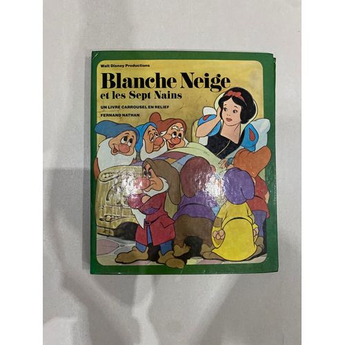Blanche Neige Et Les Sept Nains Livre Carrousel En Relief 