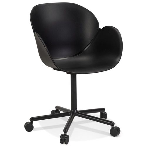 Chaise De Bureau Avec Accoudoirs 'orion' Noire