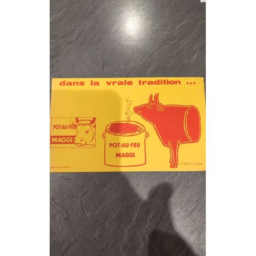 Buvard Pot Au Feu Maggi 