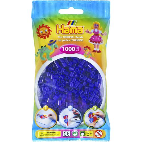 Hama Midi Sachet 1000 Perles Violet Transp