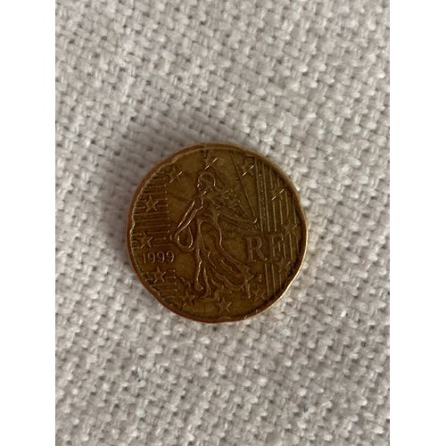 20 Centimes D'euro France - Année 1999 - Première Frappe De L'euro - Très Rare