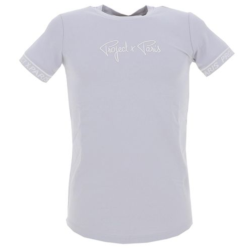 Tee Shirt Manches Courtes Project X Paris T-Shirt Gris Clair