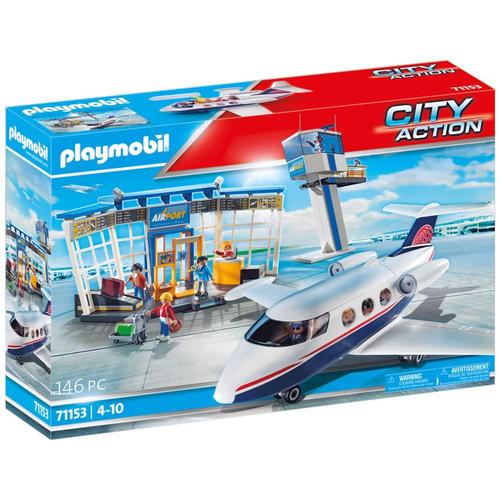 Playmobil City Action 71153 - Aéroport Avec Avion