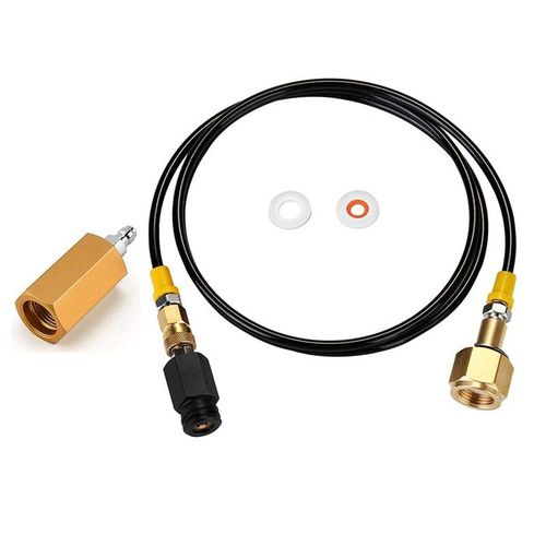 Adaptateur CO2 m18x1, 5 avec cylindre de réservoir Co2 CGA320 à TR21-4 Soda, adaptateur Direct avec tuyau haute pression de 60 pouces
