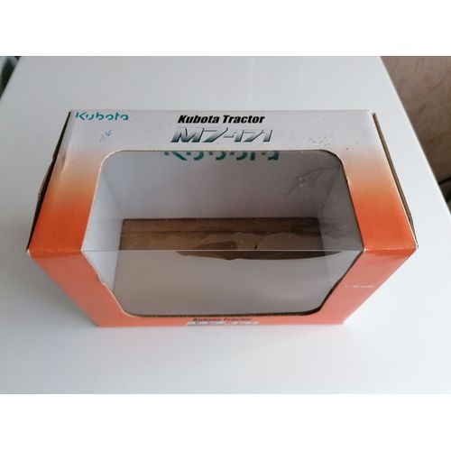 Boîte Carton Vide Pour Tracteur Rouge Kubota Tractor M7-171 - Universal Hobbies - Echelle 1:32