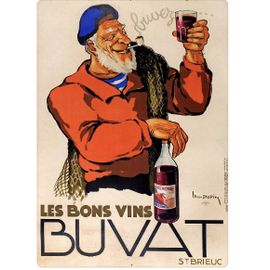 Affiche Buvat Vin Saint Brieuc