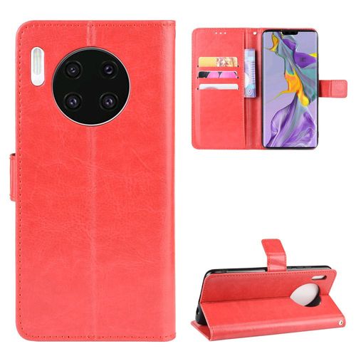 Coque Huawei Mate 30,Etui Pour Huawei Mate 30,Coque En Cuir Pour Huawei Mate 30,Convient A Etui La Huawei Mate 30,Rouge