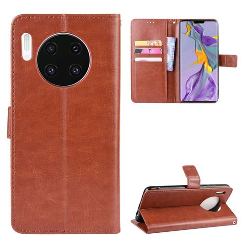 Coque Huawei Mate 30,Etui Pour Huawei Mate 30,Coque En Cuir Pour Huawei Mate 30,Convient A Etui La Huawei Mate 30,Marron